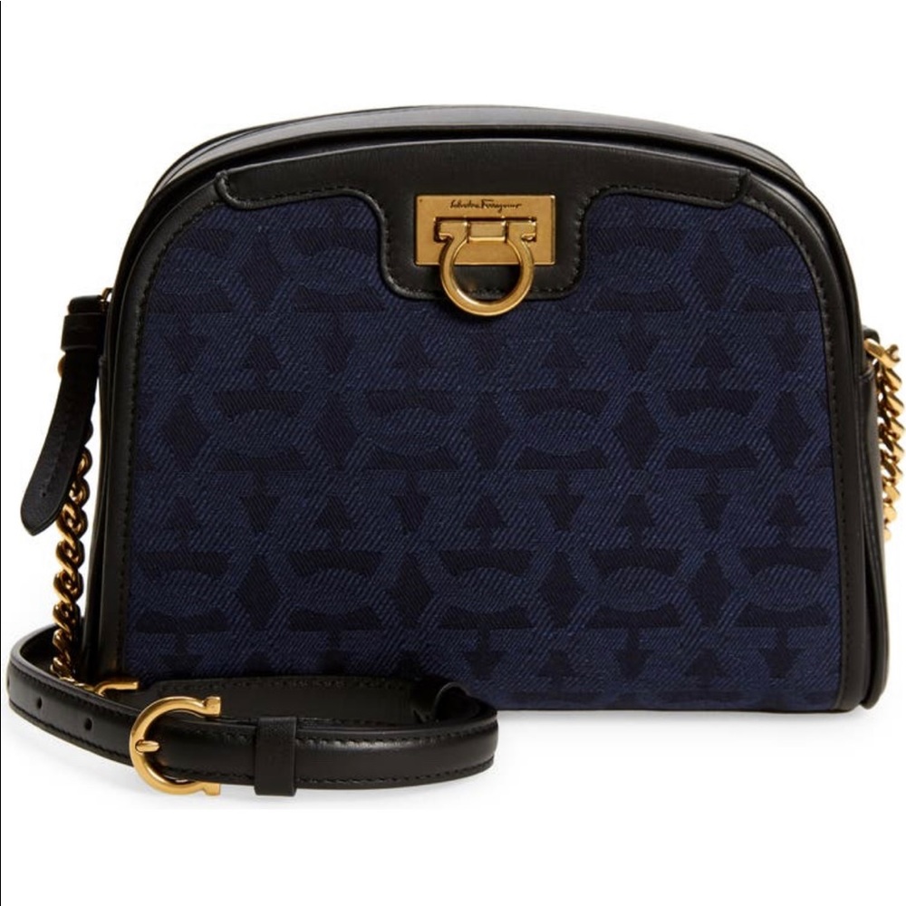 Salvatore Ferragamo NWOT ‘Trifolio’ shoulder handbag - Picture 8 of 13